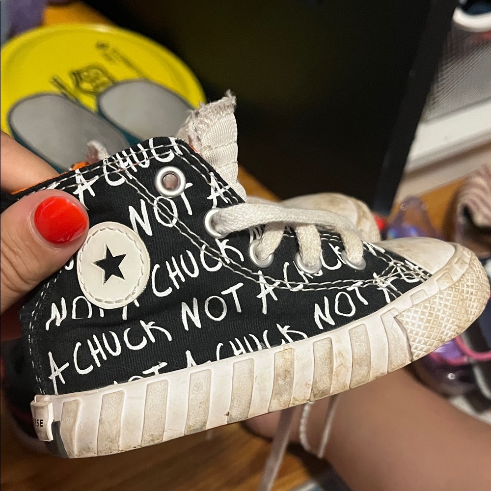 Converse Black and White Kids Sneakers